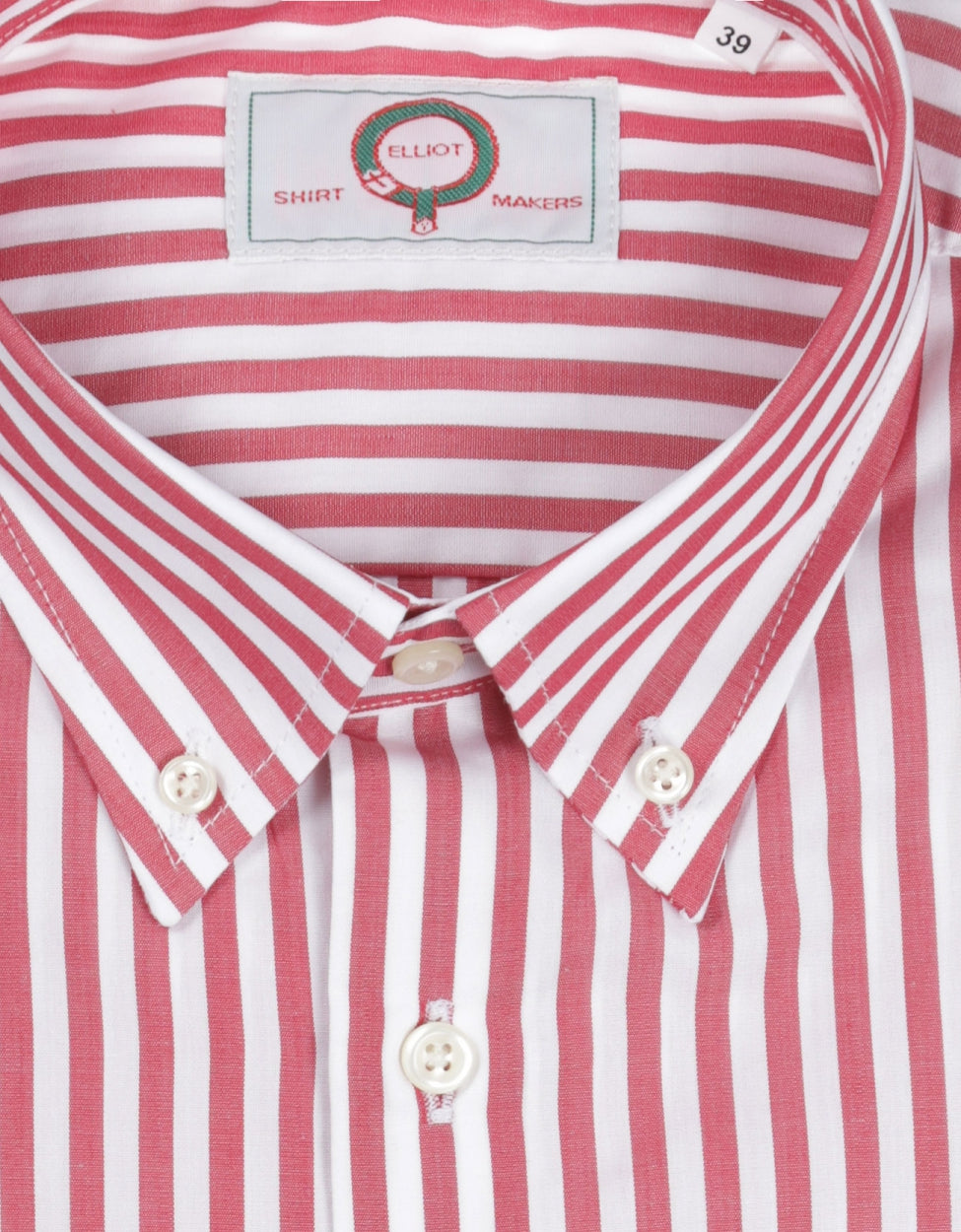 Shirt Button Down | Rood Streep Breed