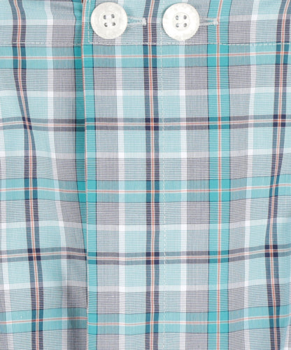 Pyjama-Set aus Luxus-Baumwolle | Blau