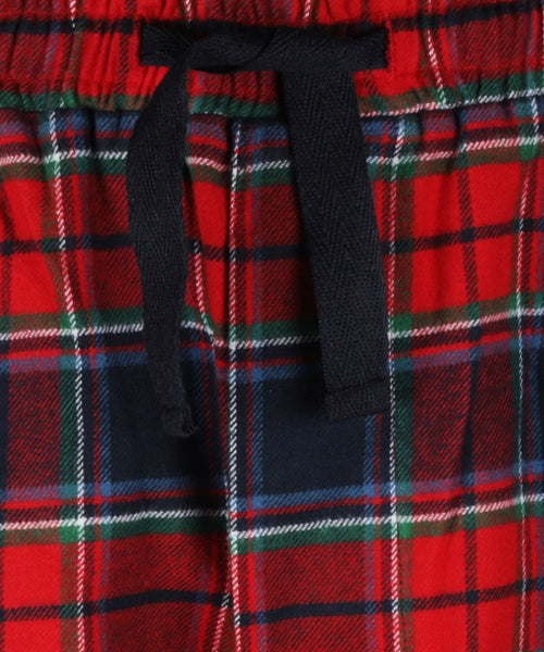 Pyjama Flanel Lounge | Rood