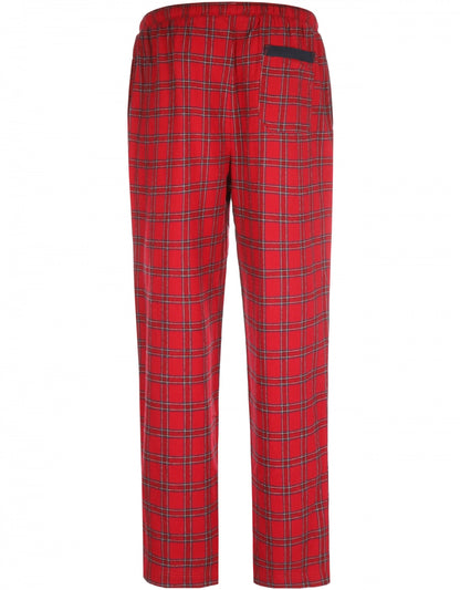 Pyjama-Flanell-Loungewear | Rot