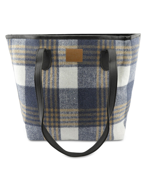 Stijlvolle Tweedlook Tas | Blauw