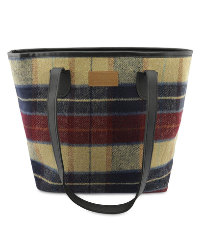 Elegante Tasche in Tweed-Optik | Rot