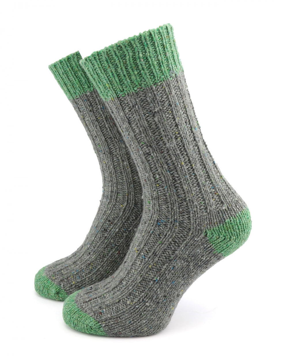 Herrensocken mit Fleckenmuster | Grau