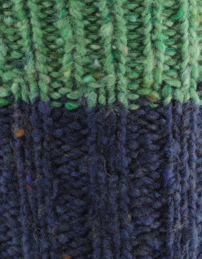 Herrensocken mit Fleckenmuster | Blau