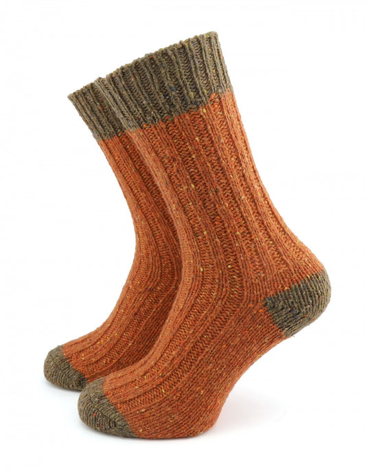 Flecks Sock | Oranje Bruin