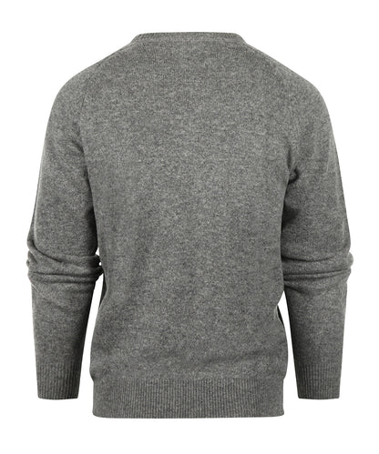 Classic Lambswool v-neck sweater | Grey