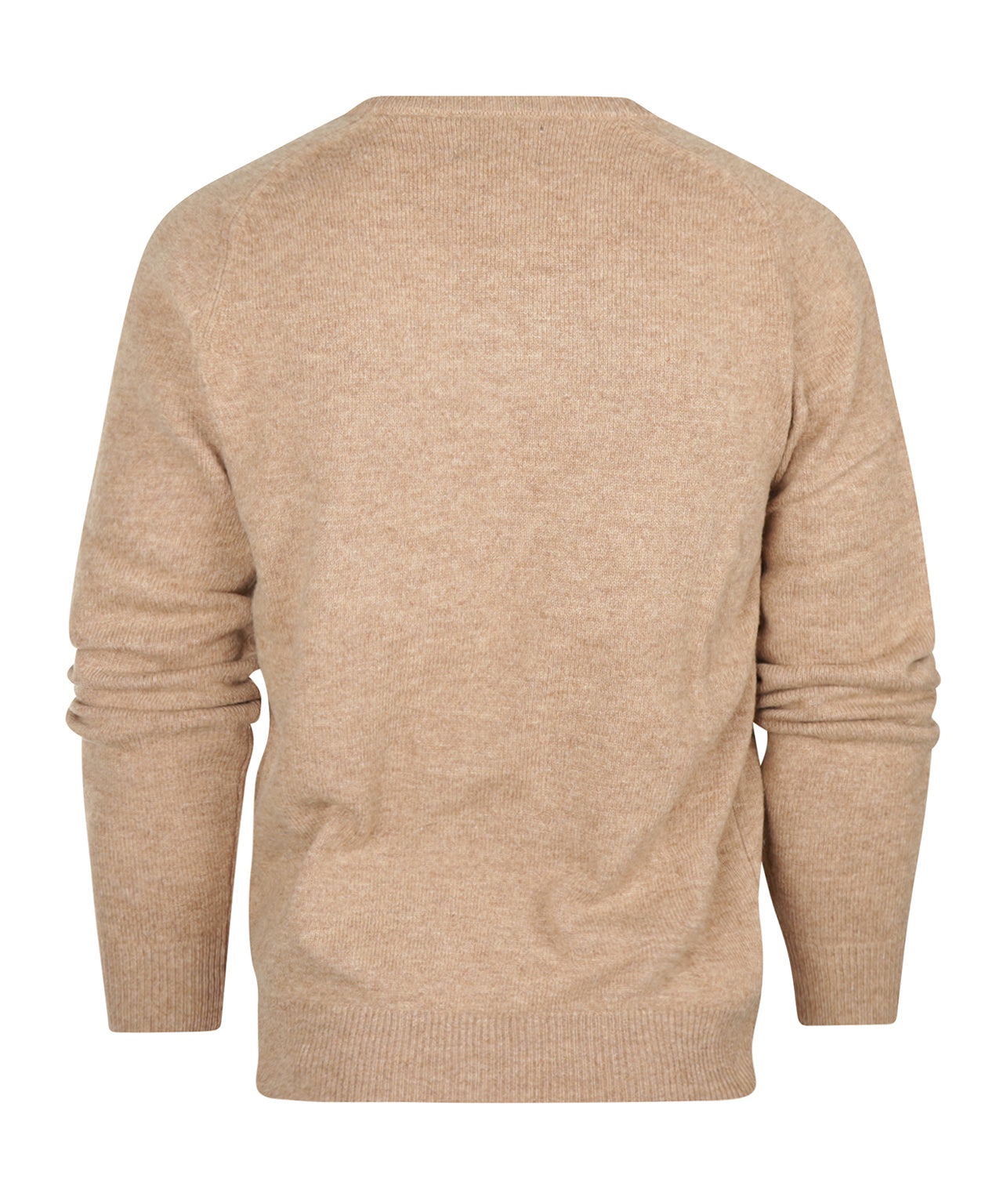Lamswol V-Hals Pullover | Pecan Bruin