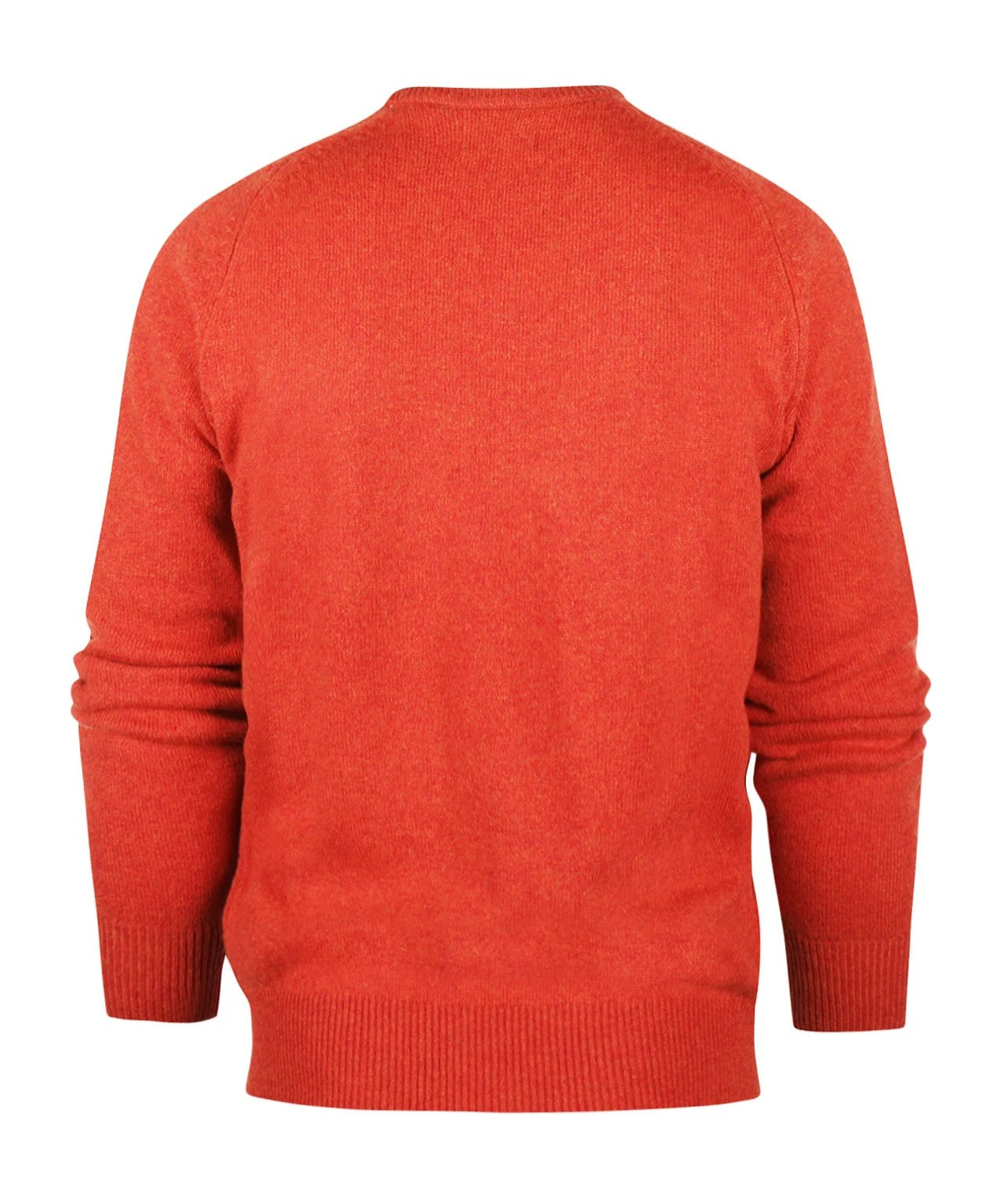 Klassischer Lammwollpullover mit V-Ausschnitt | Rot