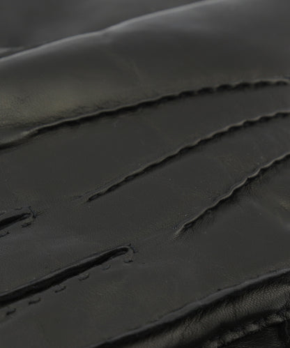Classic Leather Gloves | Black