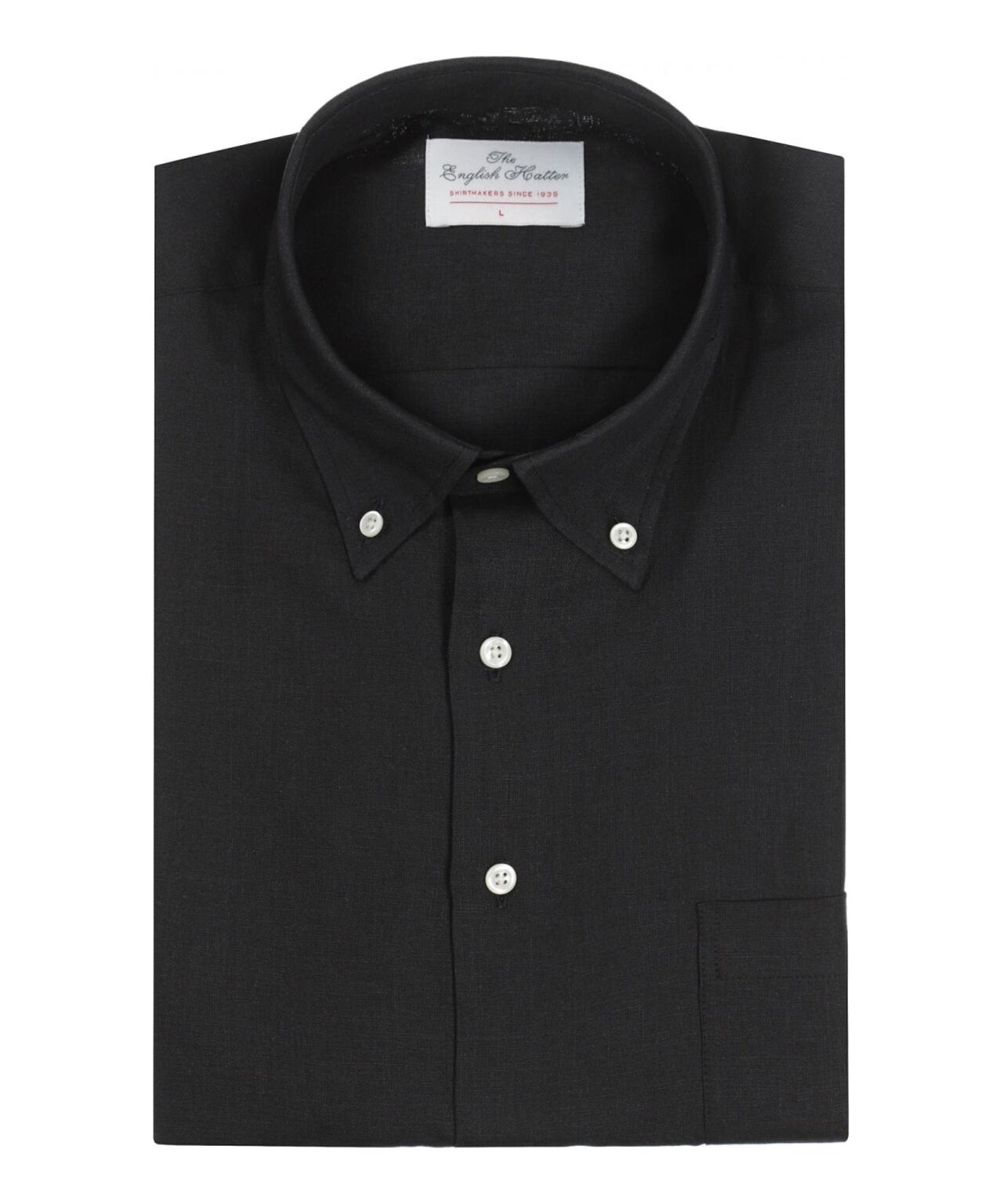 Shirt Linnen LM | Zwart