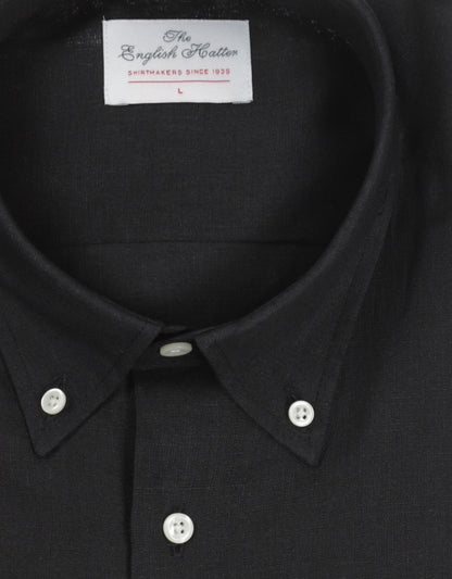 Shirt Linnen LM | Zwart