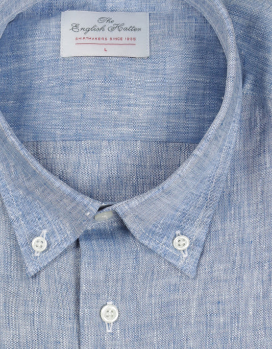 Shirt Linnen LM | Blauw