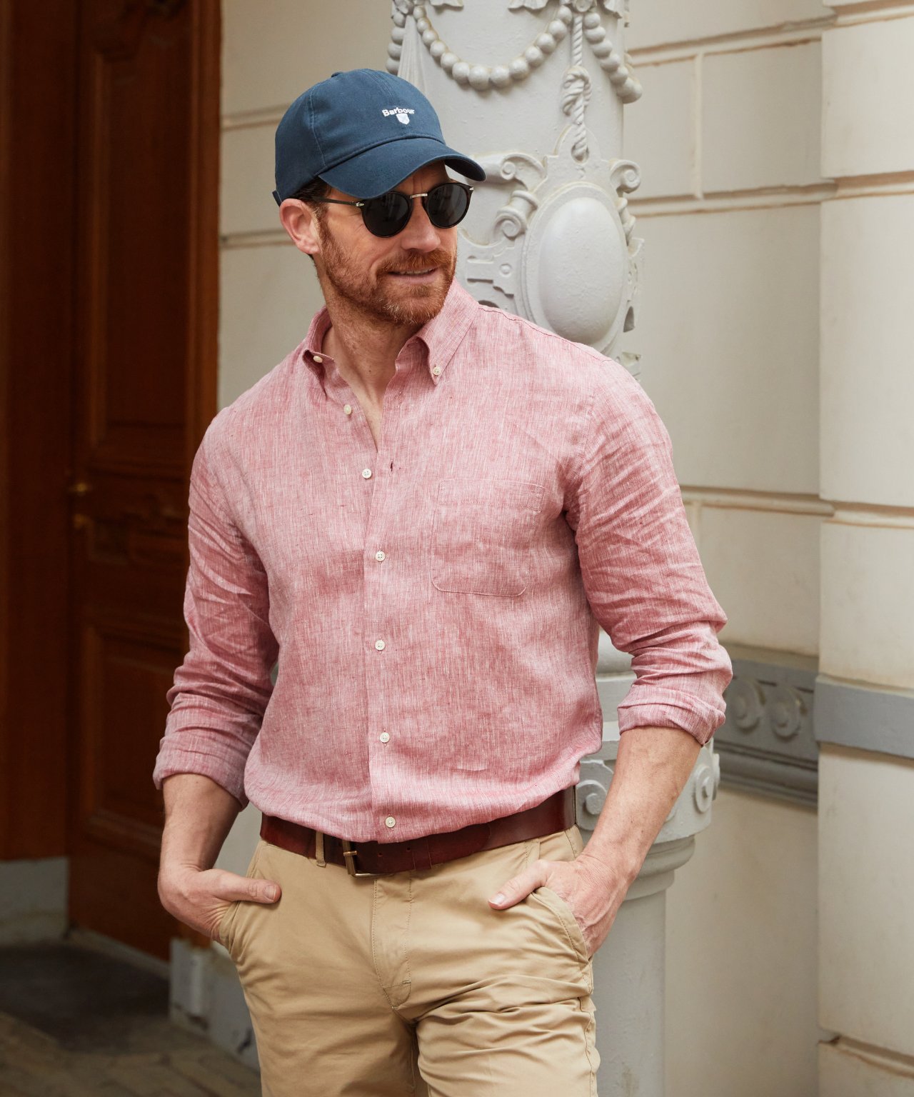 Shirt Linnen LM | Rood