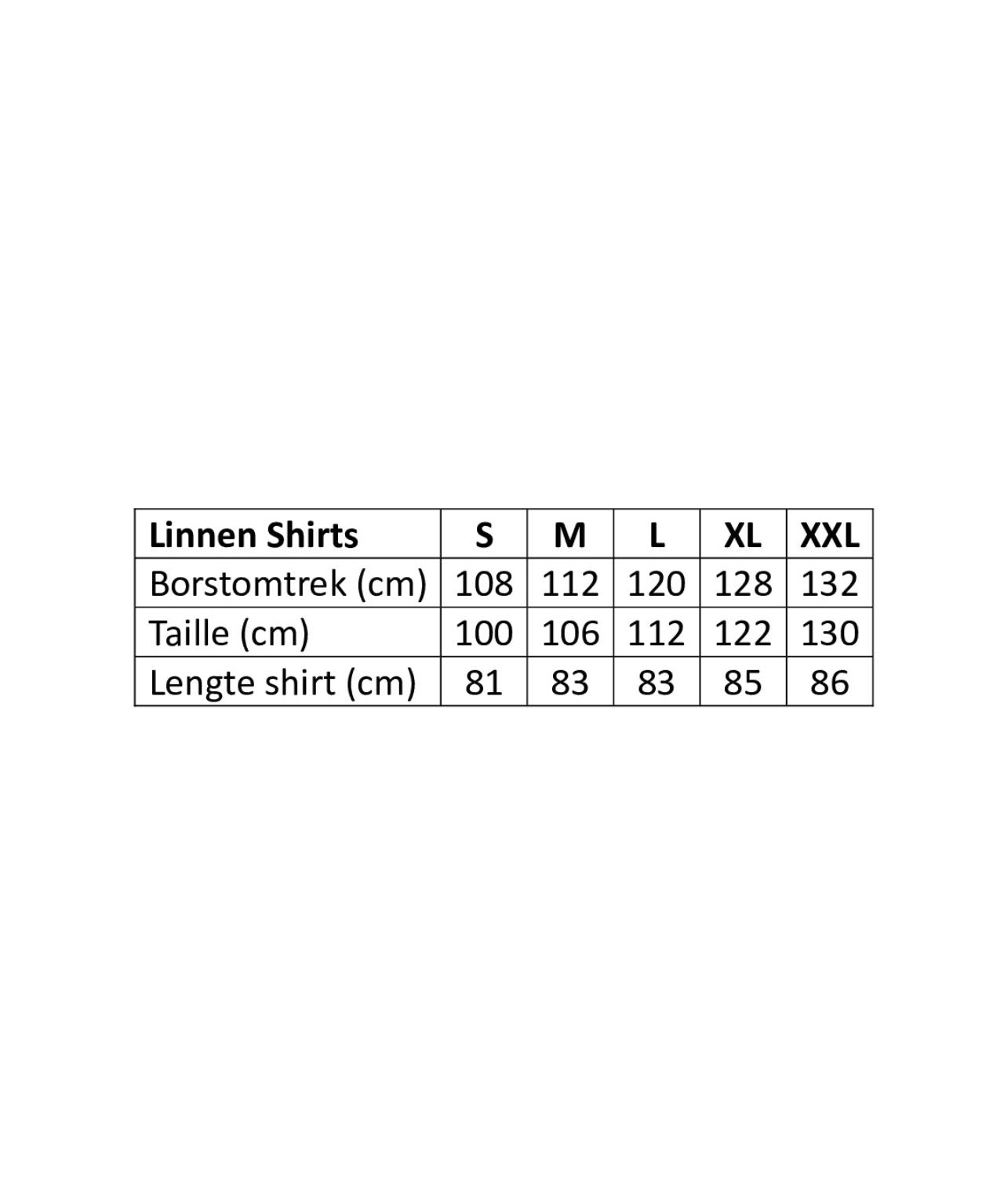 Shirt Linnen LM | Zwart