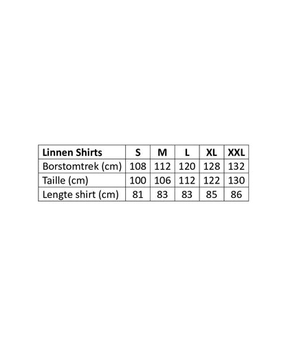 Shirt Linnen LM | Mid Blauw