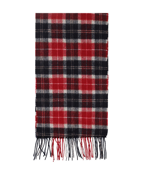Barbour Sjaal van Lamswol | Cranberry Tartan