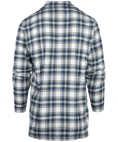 Luxuriöser Flanell-Pyjama-Set | Blau