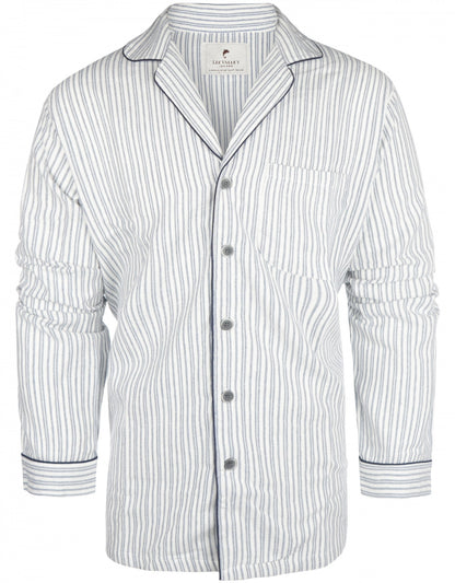 Luxury Flannel Pyjama Set | Blue