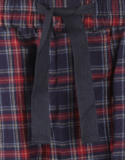 Luxuriöser Flanell-Pyjama | Lila