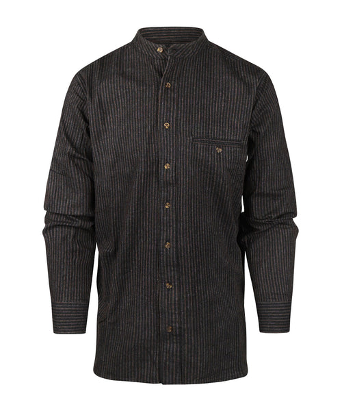 Overhemd Grandfather Shirt | Grijs