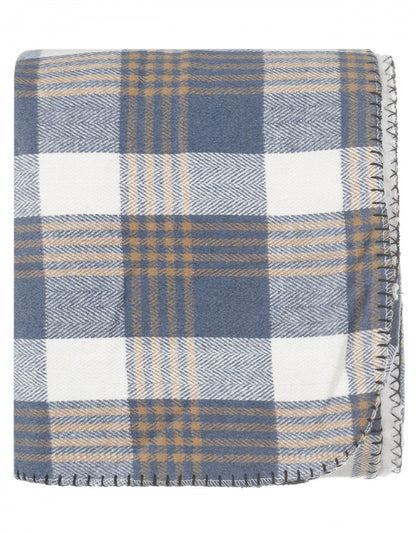 Warme Fleecedecke | Blau