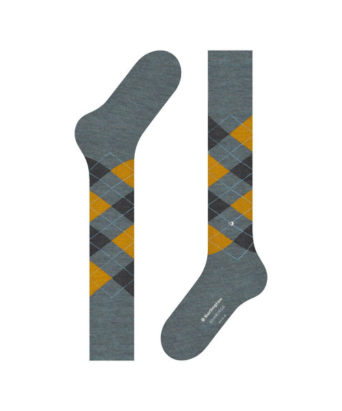 Edinburgh heren kniekousen | Blauw