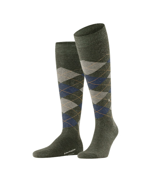 Edinburgh heren kniekousen | Groen
