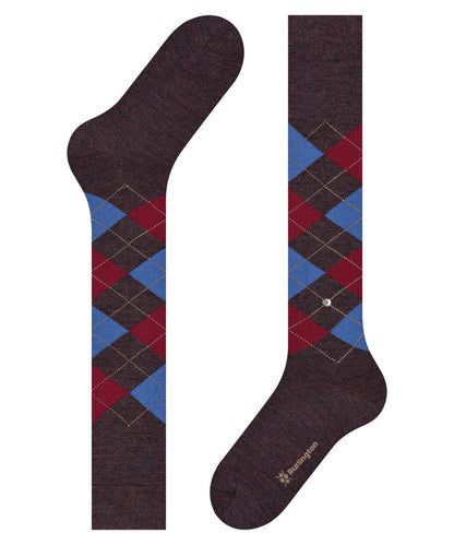 Edinburgh Herren-Kniestrümpfe | Lila