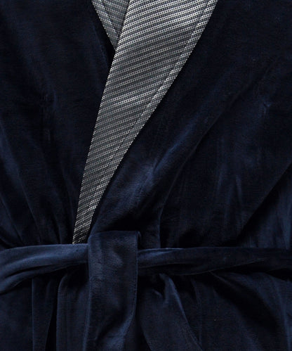 Frotteebademantel | Marineblau