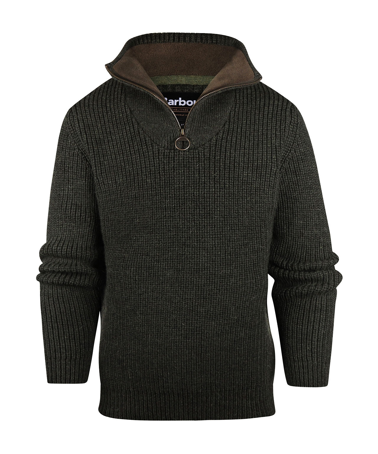 Pull New Tyne Half Zip | Olive
