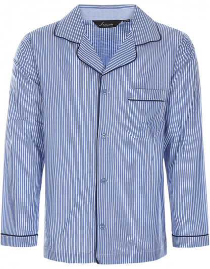 Klassischer Baumwollpyjama | Blau
