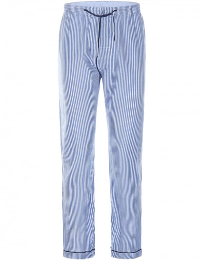 Klassischer Baumwollpyjama | Blau