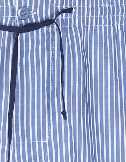 Klassischer Baumwollpyjama | Blau