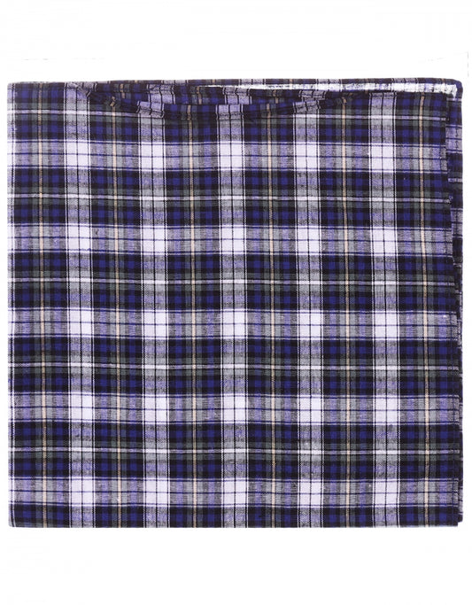 Ruit Zakdoek los | Blauw Klassiek