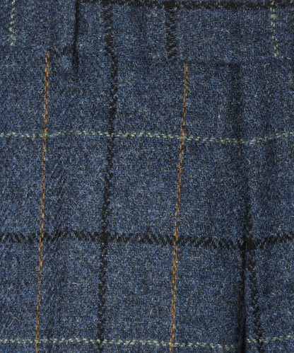 Harris Tweed Pantalon  | Blauw Ruit