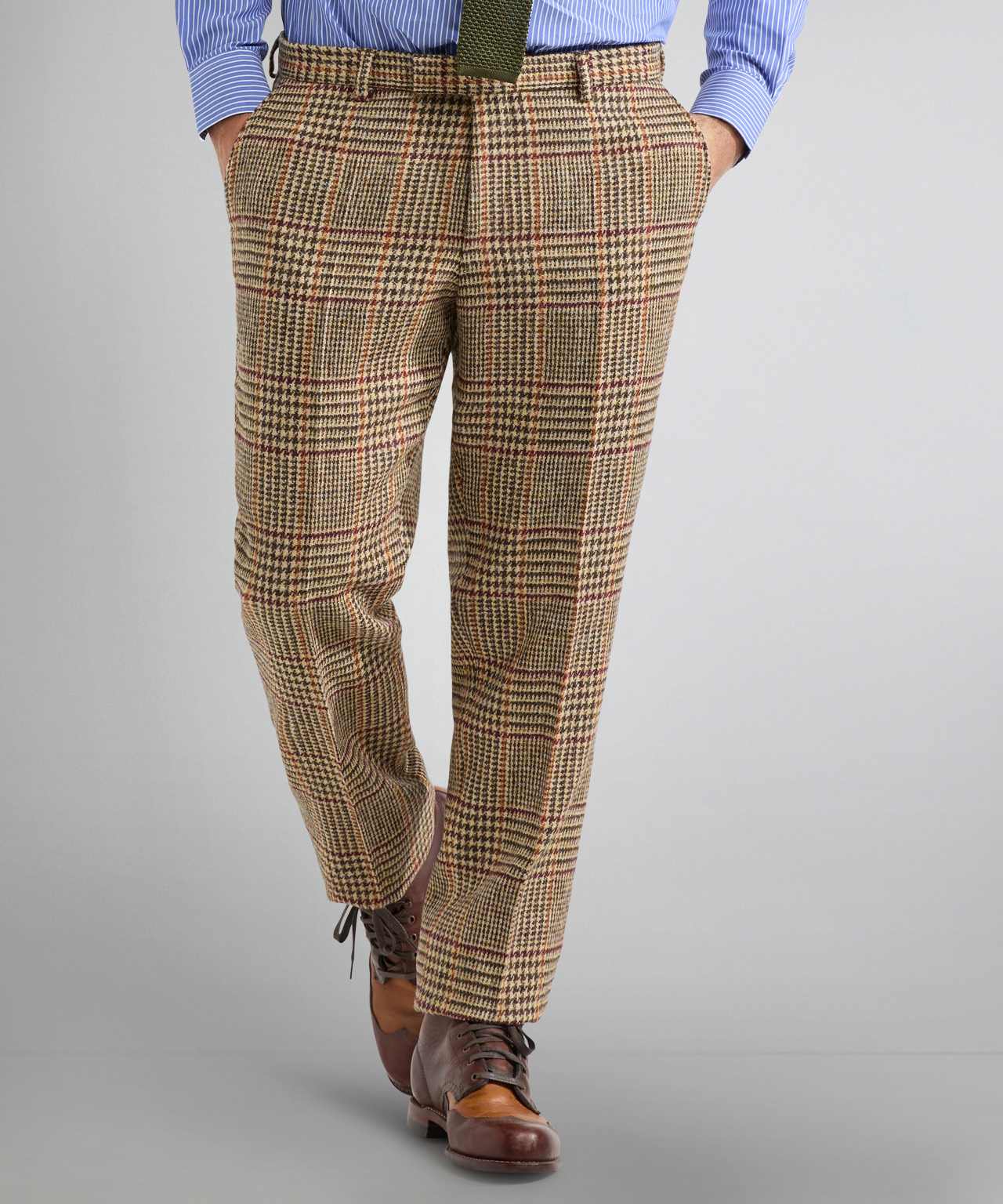 Stilvoller Chino Harris Tweed | Braun