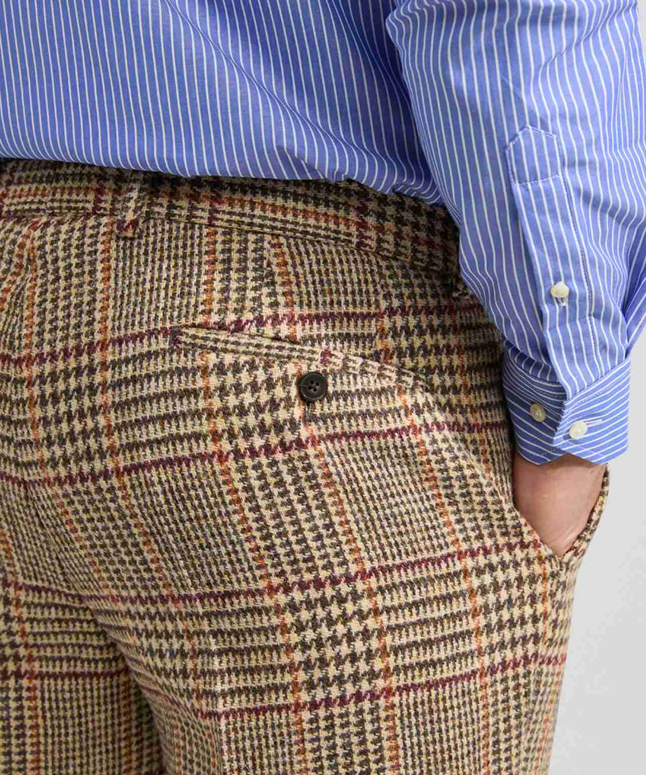Stilvoller Chino Harris Tweed | Braun