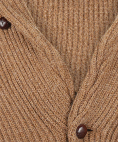 William Lockie geknoteter Cardigan mit Schalkragen | Treibholz