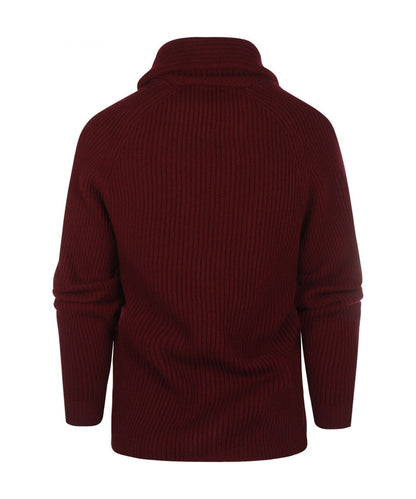 William Lockie Knotted Vest Shawl Collar | Bordeaux