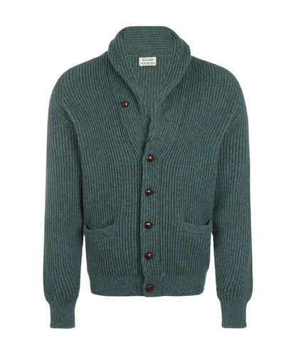 William Lockie Cardigan mit Knopfleiste und Schalkragen | Moorland