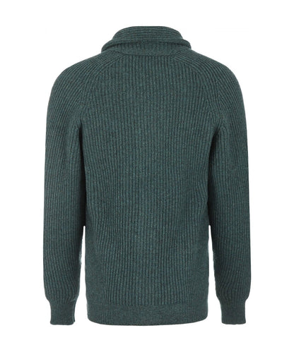 William Lockie Cardigan mit Knopfleiste und Schalkragen | Moorland