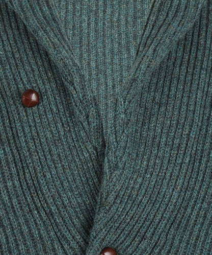 William Lockie Cardigan mit Knopfleiste und Schalkragen | Moorland