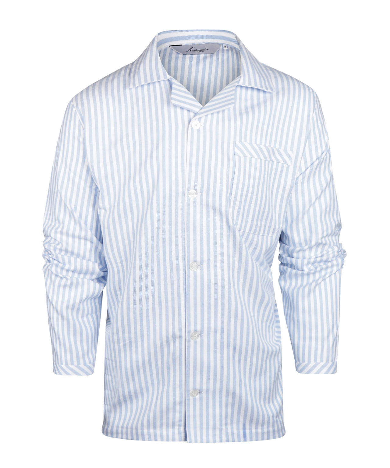 Luxuriöser Baumwollpyjama | Blau