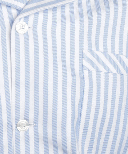Luxuriöser Baumwollpyjama | Blau