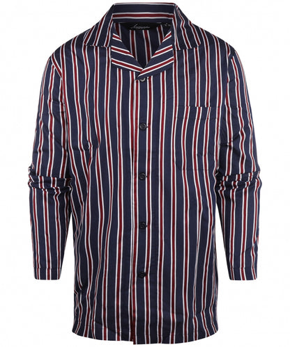 Luxuriöser Baumwollpyjama | Blau