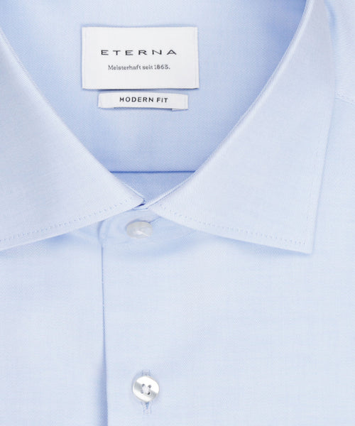 Eterna Overhemd Dubbel Manchet Modern Fit | Blauw