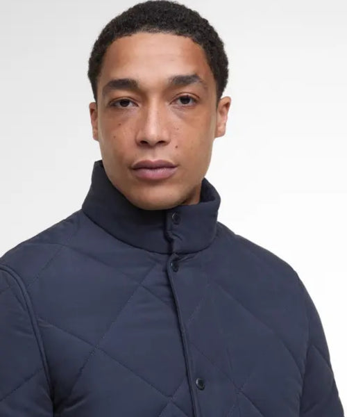 Barbour Winter Chelsea Quilted Jacket | Navy Blauw