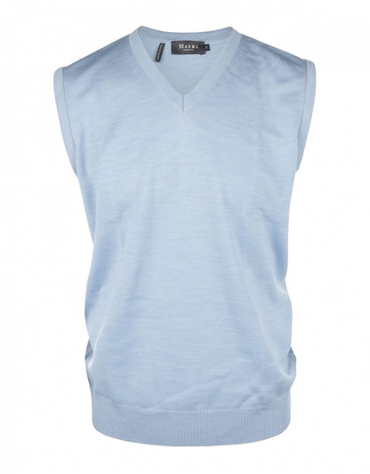 Maerz Slipover Merino Wool | Blue