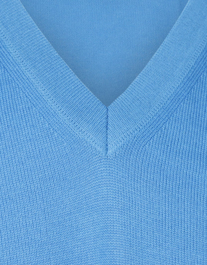 Maerz Slipover Merino Wool | Blue