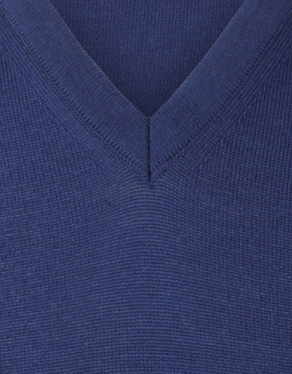Maerz Pullunder Merinowolle | Blau